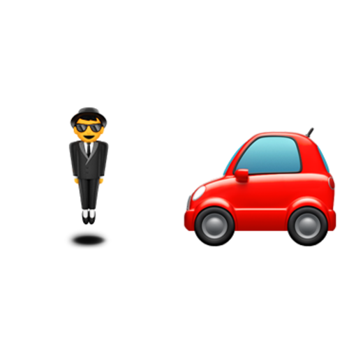 🕴🚗 Emoji Domain iOS rendering