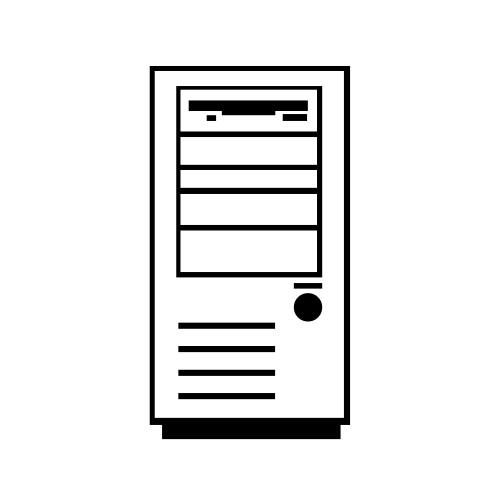 🖥 Emoji Domain black and white Symbola rendering