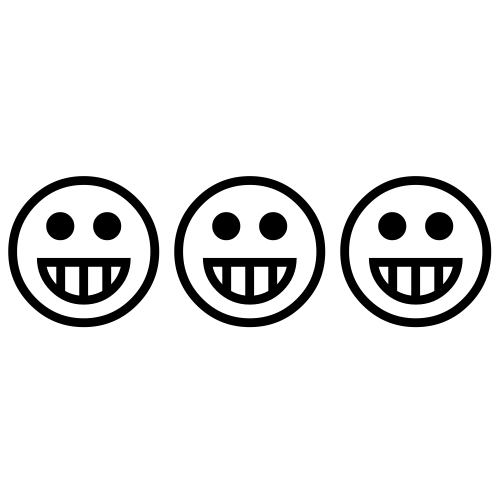 😀😀😀 Emoji Domain black and white Symbola rendering