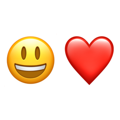 😃❤ Emoji Domain iOS rendering