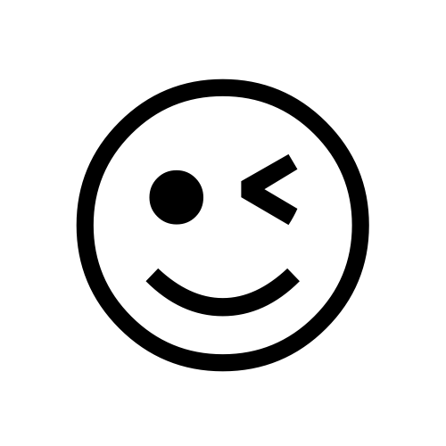 😉 Emoji Domain black and white Symbola rendering