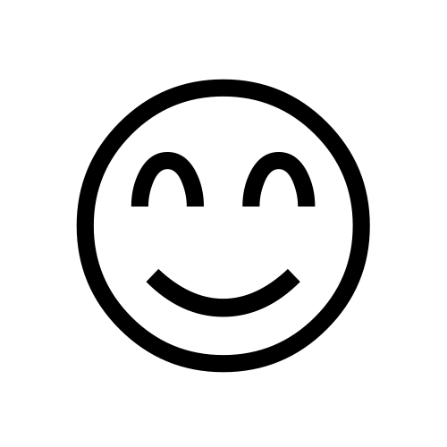 😊 Emoji Domain black and white Symbola rendering