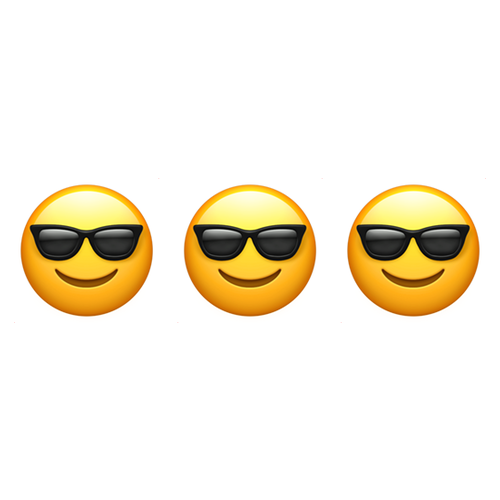 😎😎😎 Emoji Domain iOS rendering