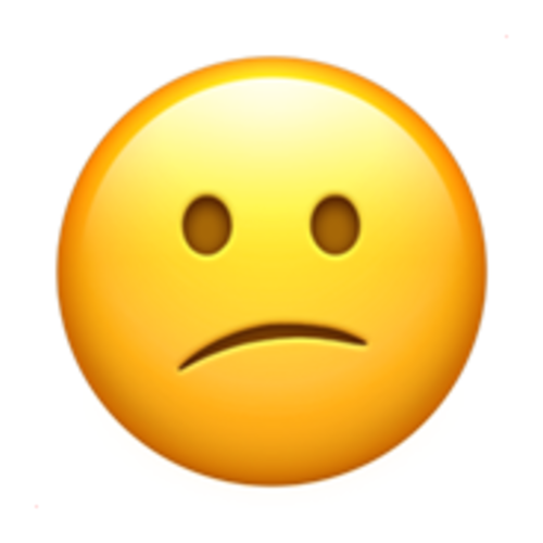 😕 Emoji Domain iOS rendering
