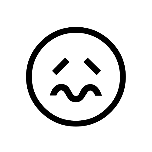 😖 Emoji Domain black and white Symbola rendering