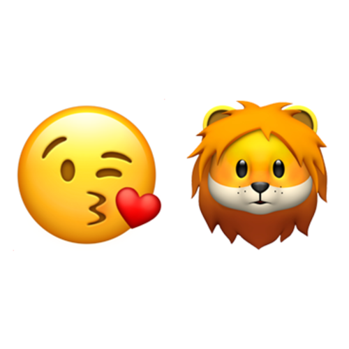 😘🦁 Emoji Domain iOS rendering