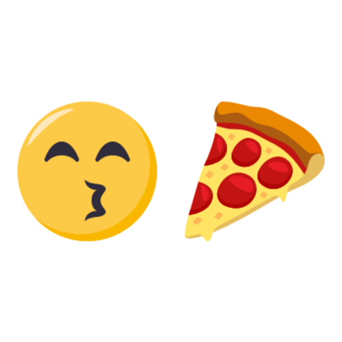 😙🍕 Emoji Domain EmojiOne rendering