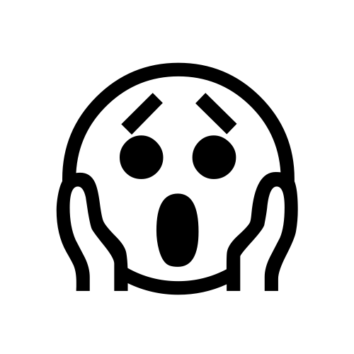 😱 Emoji Domain black and white Symbola rendering