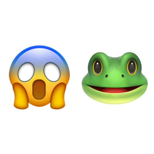 😱🐸 Emoji Domain iOS rendering