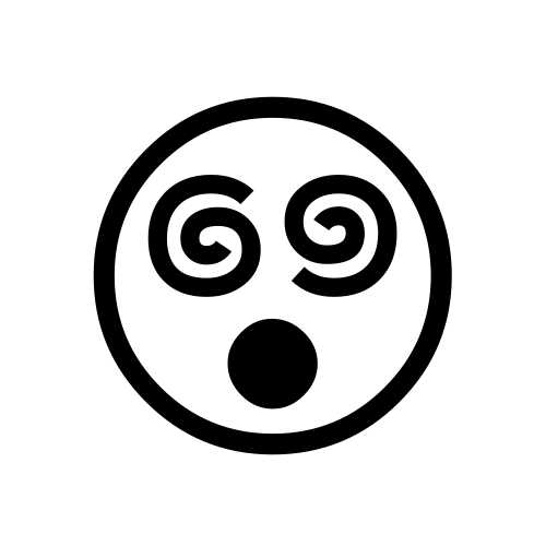 😵 Emoji Domain black and white Symbola rendering
