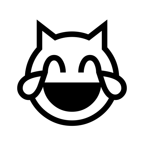 😹 Emoji Domain black and white Symbola rendering