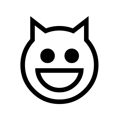 😺 Emoji Domain black and white Symbola rendering