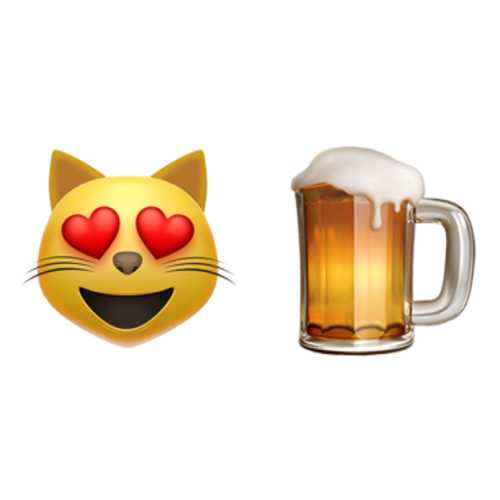 😻🍺 Emoji Domain iOS rendering