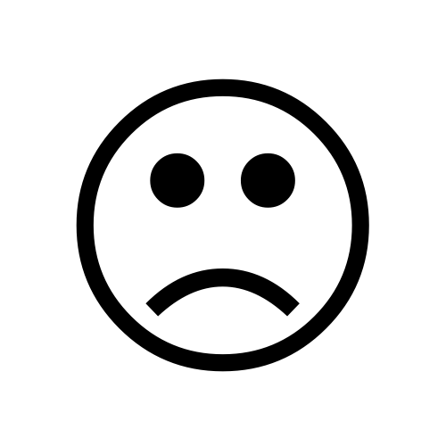 🙁 Emoji Domain black and white Symbola rendering