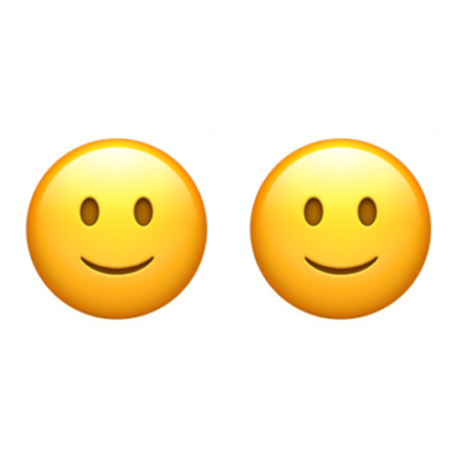 🙂🙂 Emoji Domain iOS rendering