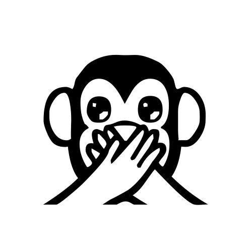 🙊 Emoji Domain black and white Symbola rendering