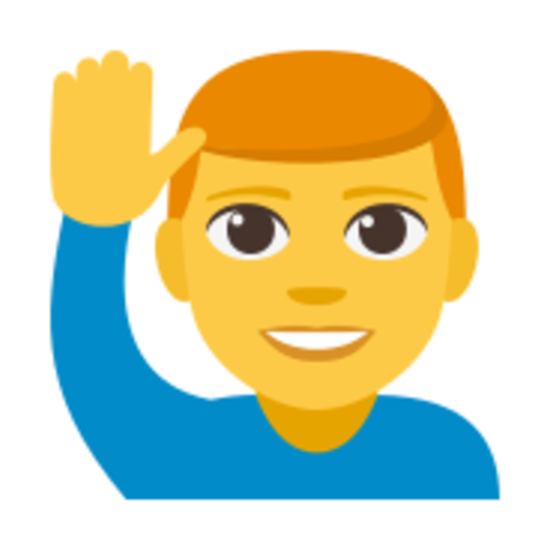 🙋‍♂ Emoji Domain EmojiOne rendering