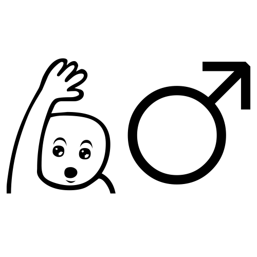 🙋‍♂ Emoji Domain black and white Symbola rendering