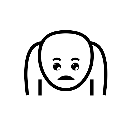 🙍 Emoji Domain black and white Symbola rendering