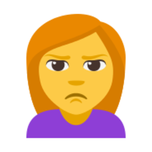 🙎‍♀ Emoji Domain EmojiOne rendering