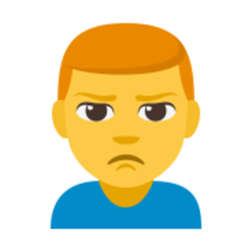 🙎‍♂ Emoji Domain EmojiOne rendering