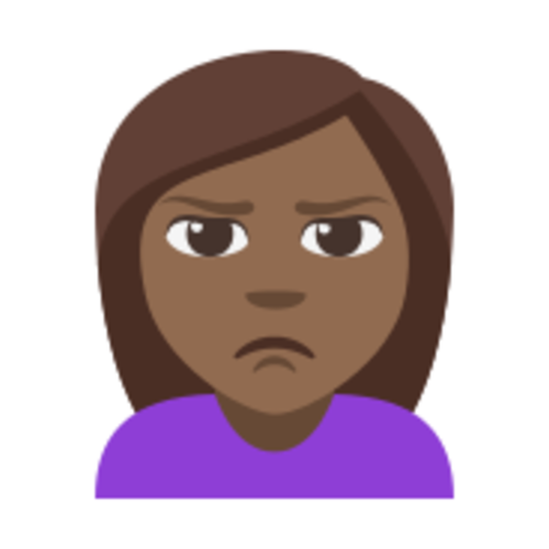 🙎🏾 Emoji Domain EmojiOne rendering