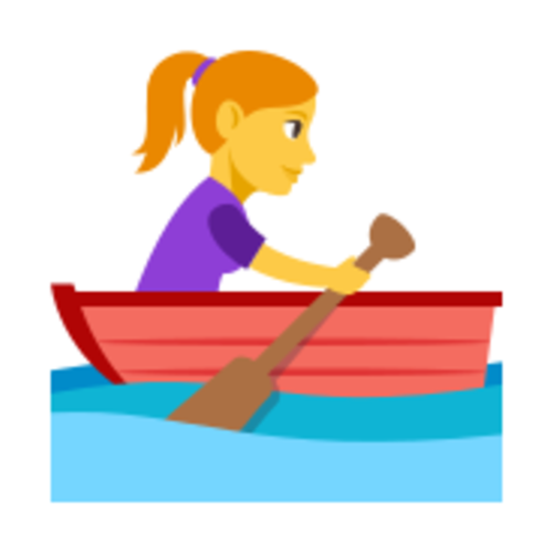 🚣‍♀ Emoji Domain EmojiOne rendering