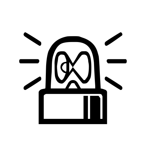 🚨 Emoji Domain black and white Symbola rendering