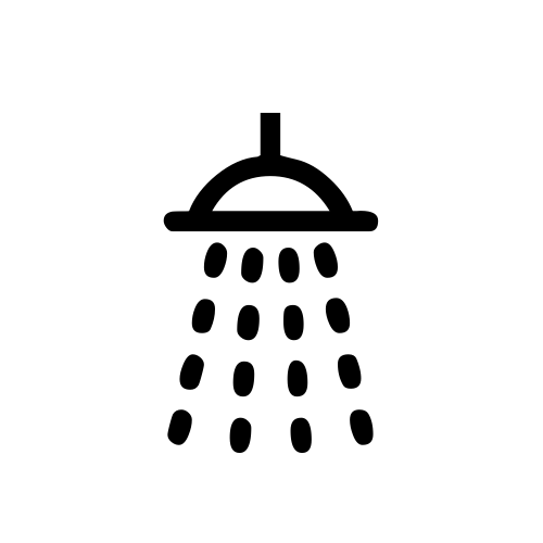 🚿 Emoji Domain black and white Symbola rendering