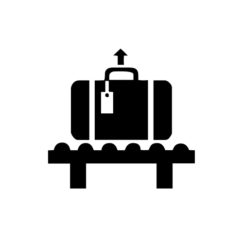 🛄 Emoji Domain black and white Symbola rendering