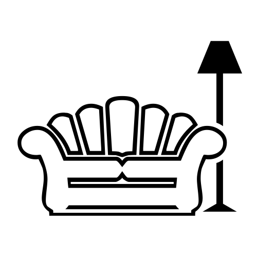 🛋 Emoji Domain black and white Symbola rendering
