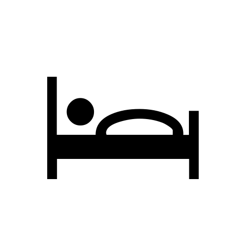 🛌 Emoji Domain black and white Symbola rendering