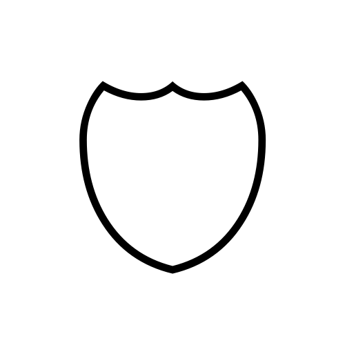 🛡 Emoji Domain black and white Symbola rendering