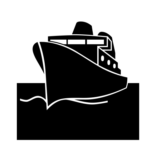 🛳 Emoji Domain black and white Symbola rendering