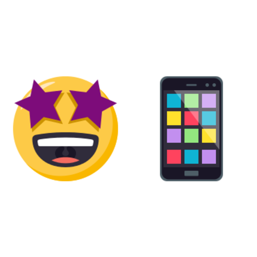 🤩📱 Emoji Domain EmojiOne rendering