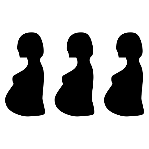 🤰🤰🤰 Emoji Domain black and white Symbola rendering