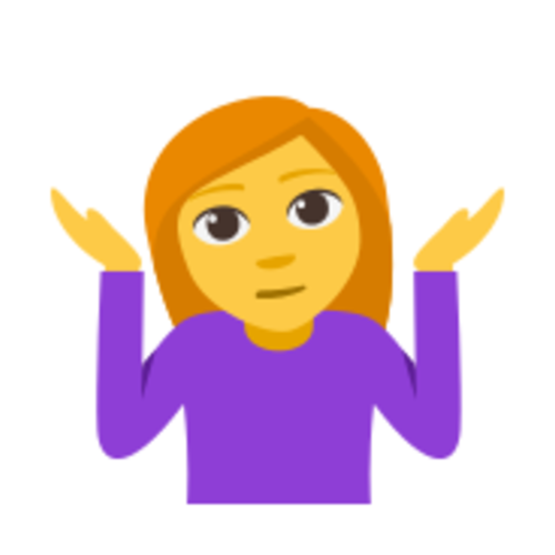 🤷‍♀ Emoji Domain EmojiOne rendering