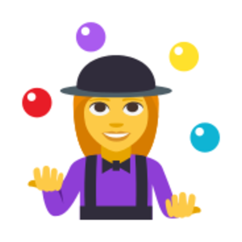 🤹‍♀ Emoji Domain EmojiOne rendering