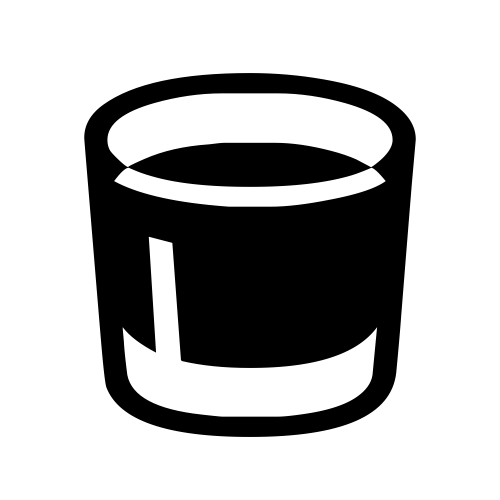 🥃 Emoji Domain black and white Symbola rendering