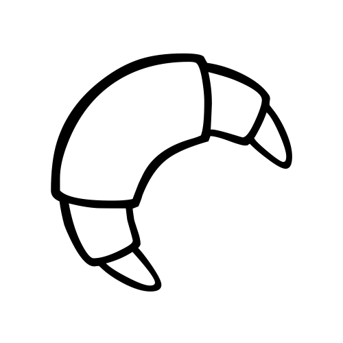 🥐 Emoji Domain black and white Symbola rendering