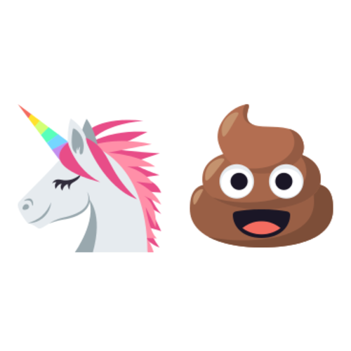 🦄💩 Emoji Domain EmojiOne rendering