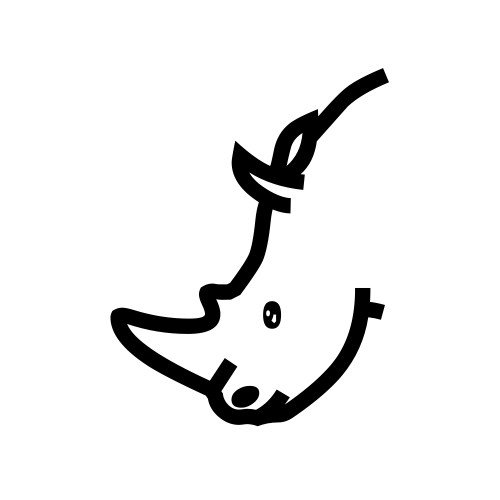 🦏 Emoji Domain black and white Symbola rendering