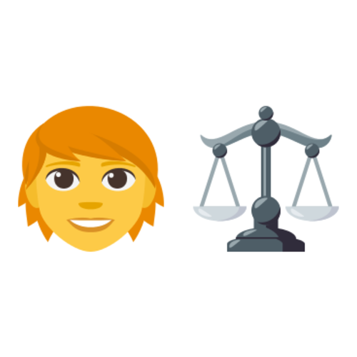 🧑⚖ Emoji Domain EmojiOne rendering