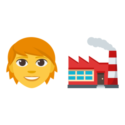 🧑🏭 Emoji Domain EmojiOne rendering