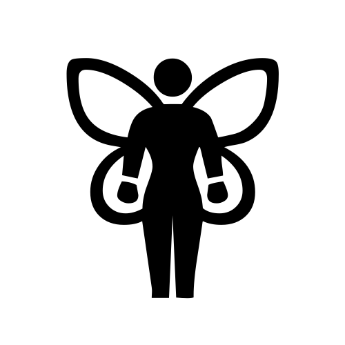 🧚 Emoji Domain black and white Symbola rendering