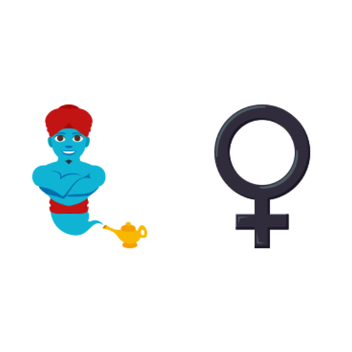 🧞♀ Emoji Domain EmojiOne rendering