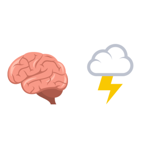 🧠🌩 Emoji Domain EmojiOne rendering