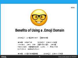 🇨🇭.to emoji domain screenshot