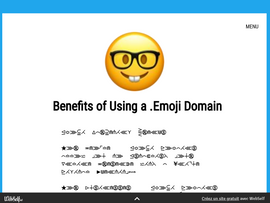 🇨🇱.to emoji domain screenshot