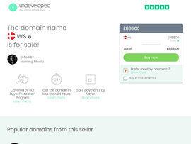 🇩🇰.ws emoji domain screenshot